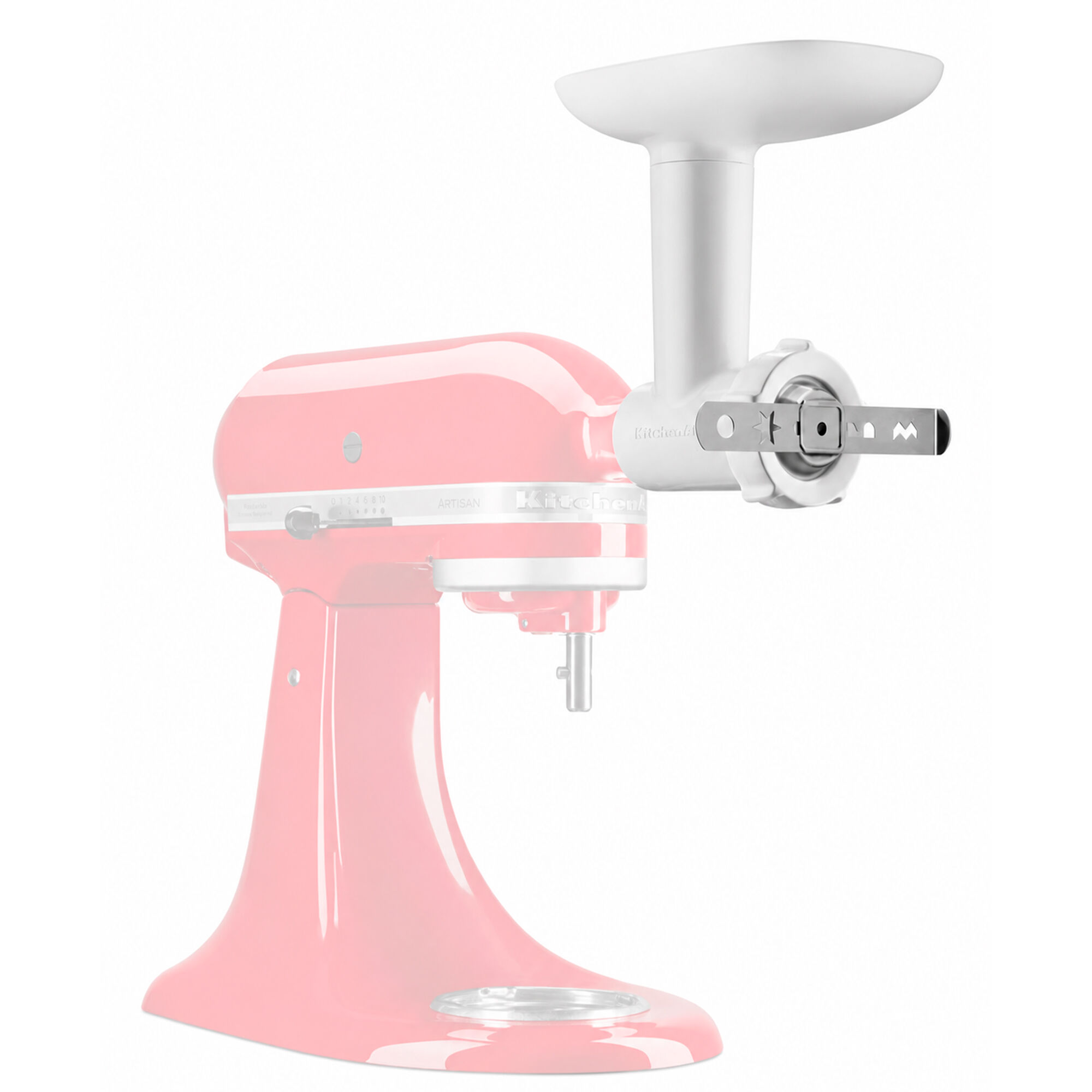 Kitchenaid Kjøttkvern og kakepresse, hvit
