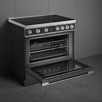 Portofino CPF90I1PAN2 induktionsspis med ugn 90 cm, antracit