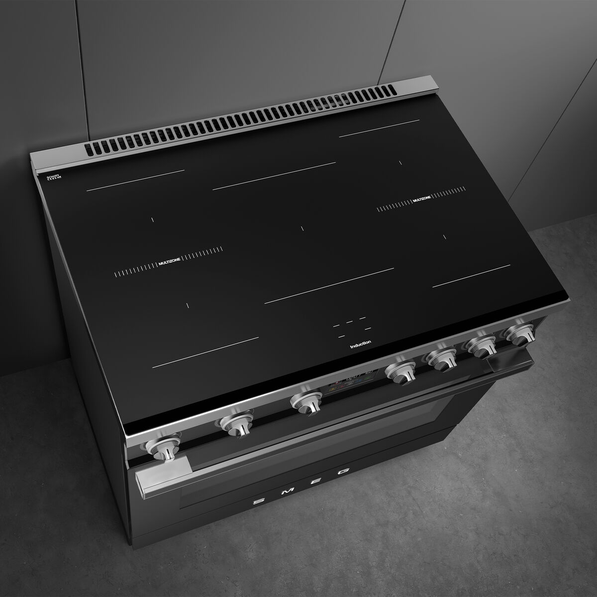 Portofino CPF90I1PAN2 induktionsspis med ugn 90 cm, antracit