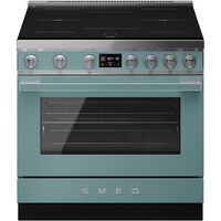 Portofino CPF90I1PEG2 induktionsspis med ugn 90 cm, emerald green