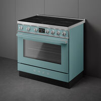Portofino CPF90I1PEG2 induktionsspis med ugn 90 cm, emerald green