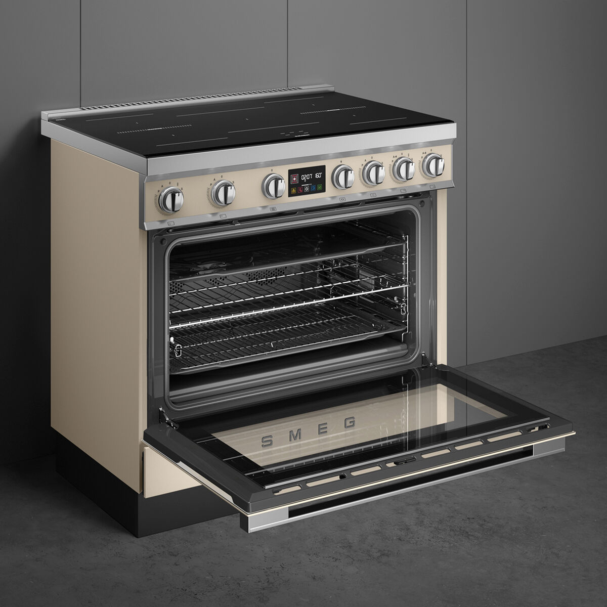 Portofino CPF90I1PML2 induktionsspis med ugn 90 cm, moonlight