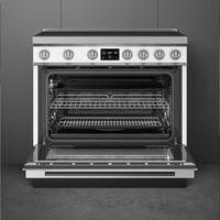 Portofino CPF90I1PWH2 induktionsspis med ugn 90 cm, vit