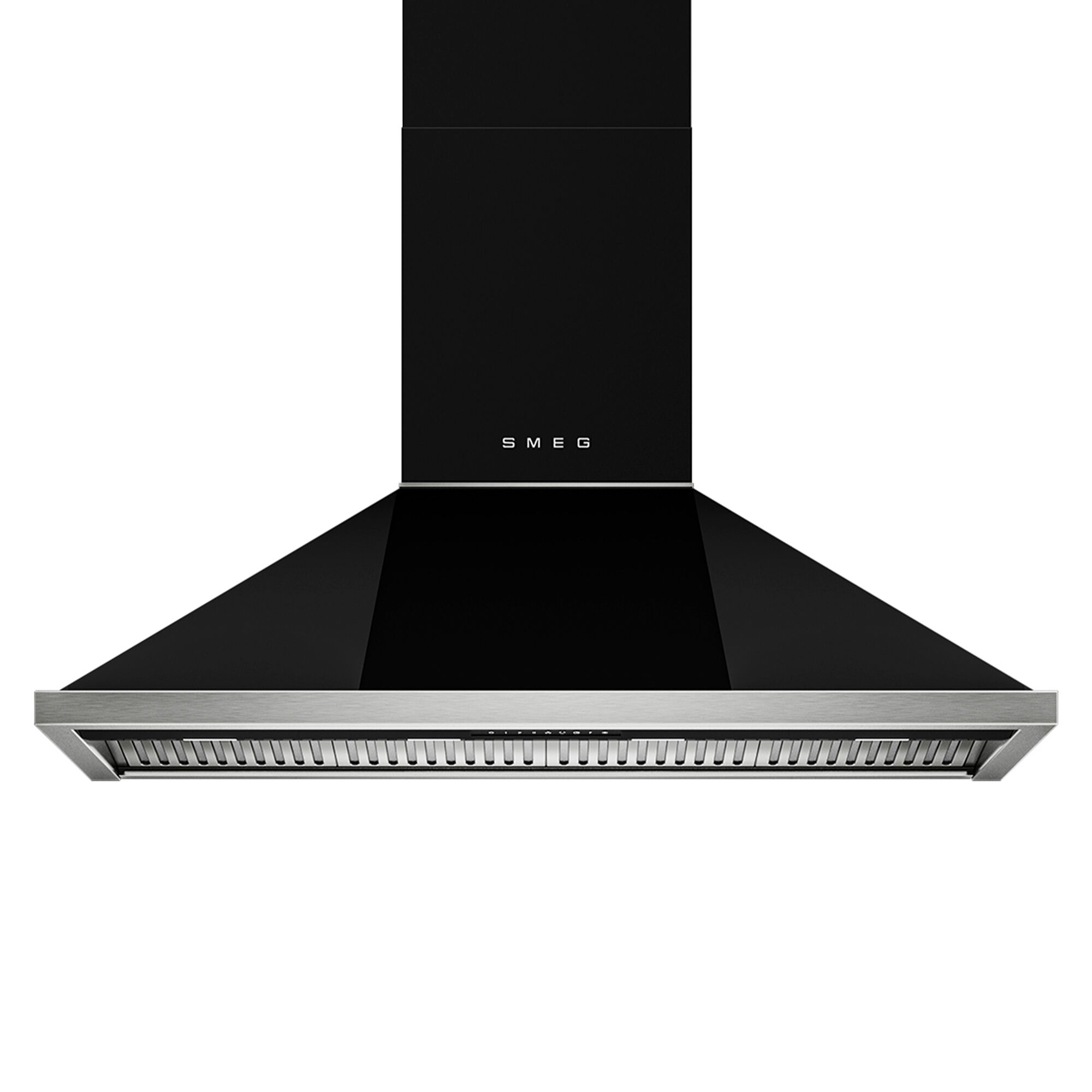 Smeg Portofino KCU124BL væghængt emhætte 120 cm, sort