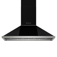Portofino KCU124BL seinään kiinnitettävä liesituuletin 120 cm, musta