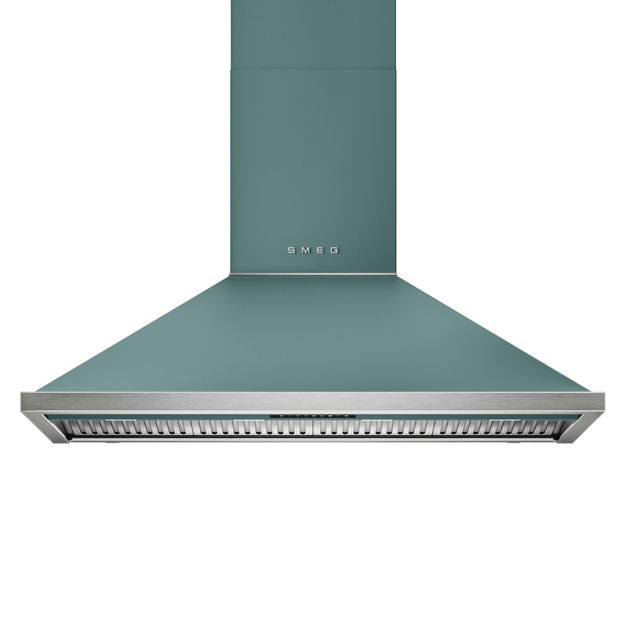 Smeg Portofino KCU124EGM væghængt emhætte 120 cm, emerald green