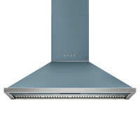Portofino KCU124SBM seinälle asennettava liesituuletin 120 cm, Storm Blue