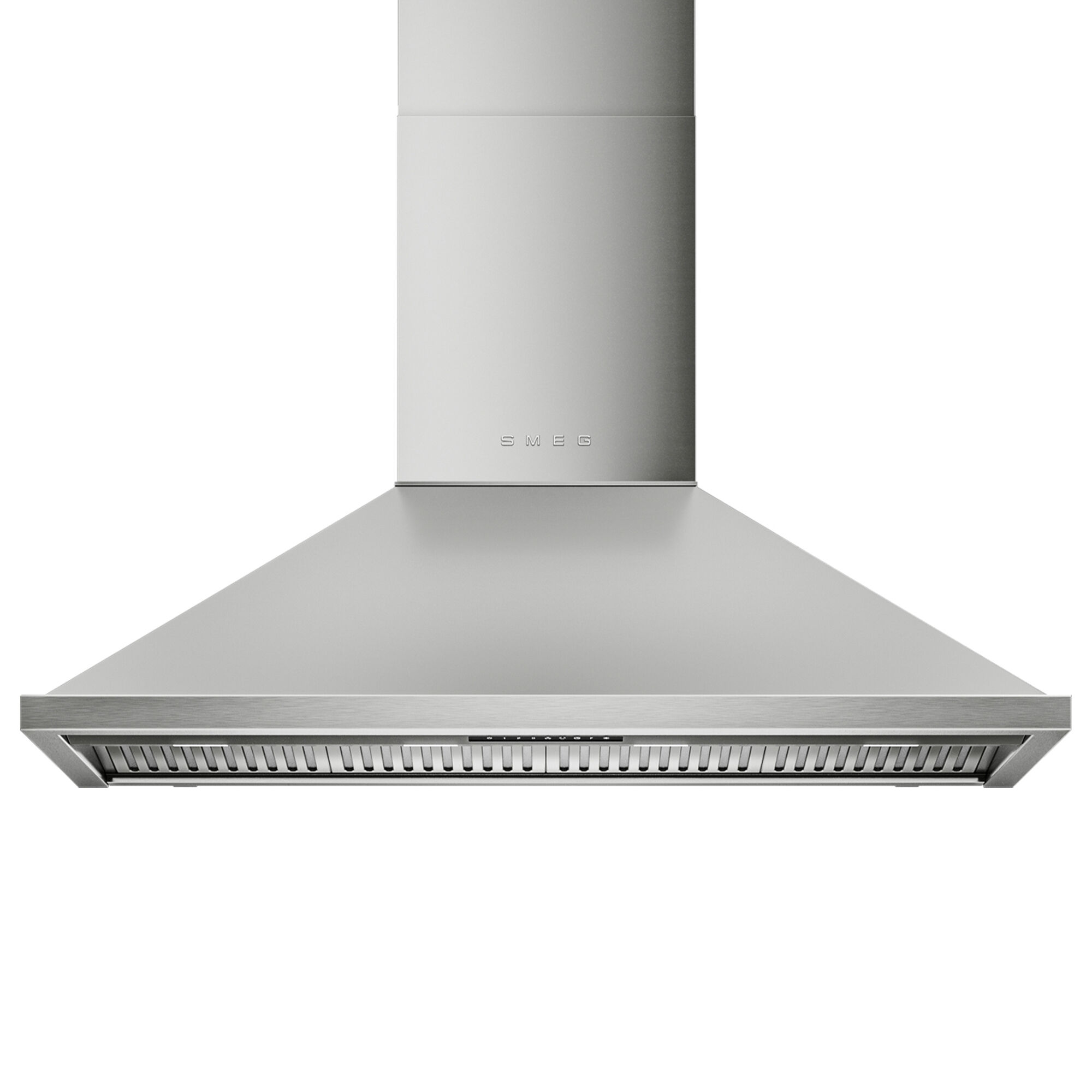 Smeg Portofino KCU124X væghængt emhætte 120 cm, rustfrit stål