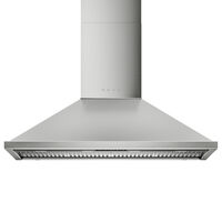 Portofino KCU124X seinälle asennettava liesituuletin 120 cm, ruostumaton teräs
