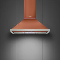 Portofino KCU94ACM vägghängd köksfläkt 90 cm, amber clay
