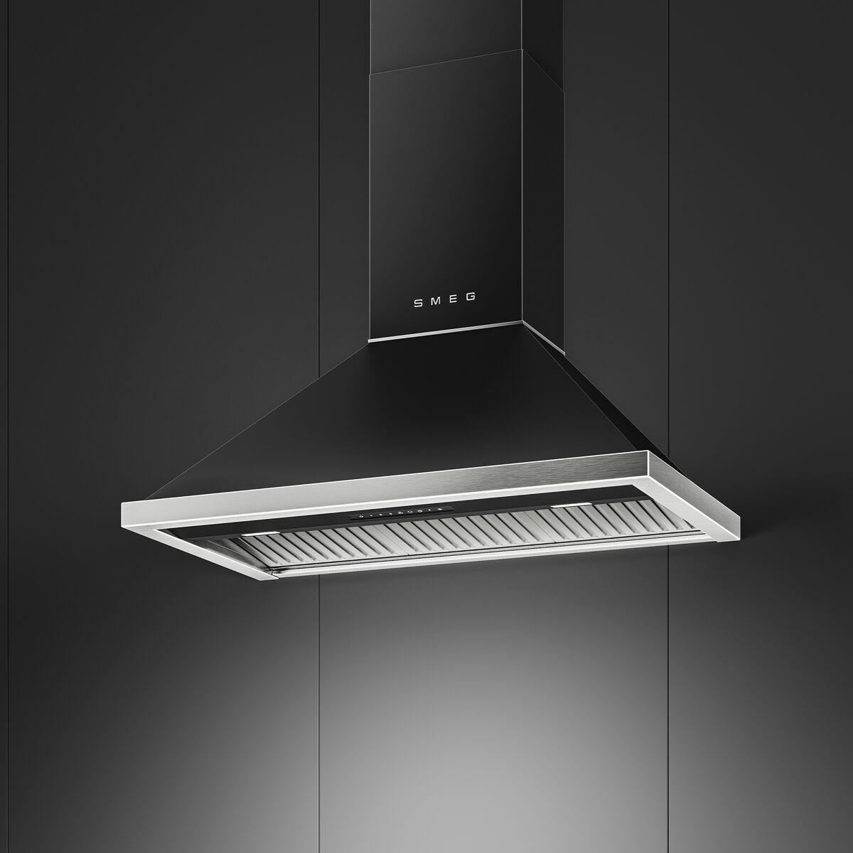 Portofino KCU94AN vägghängd köksfläkt 90 cm, antracit