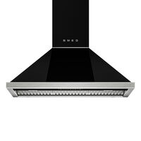 Portofino KCU94BL vägghängd köksfläkt 90 cm, svart