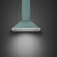 Portofino KCU94EGM vägghängd köksfläkt 90 cm, emerald green