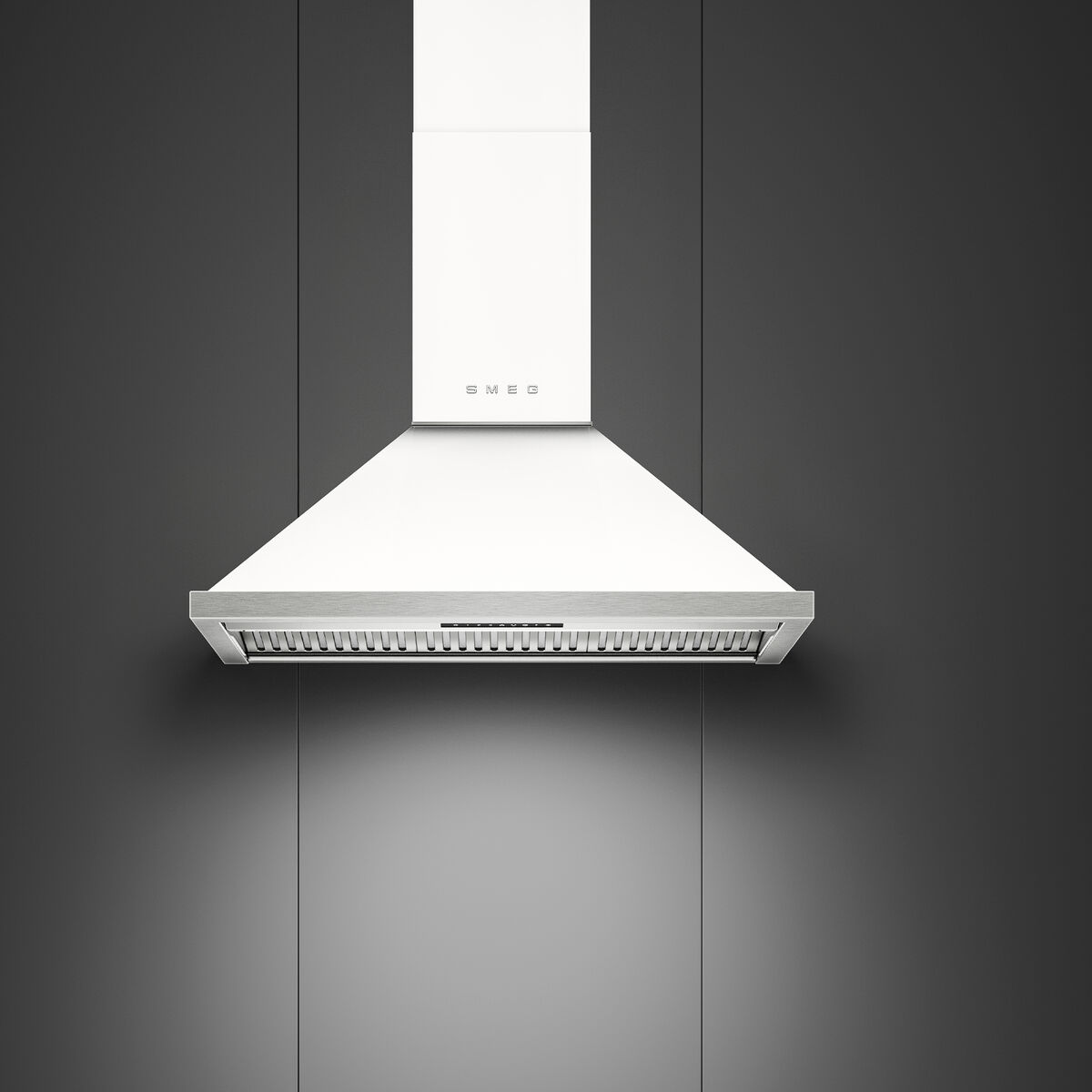 Portofino KCU94WH vägghängd köksfläkt 90 cm, vit
