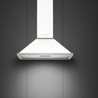 Portofino KCU94WH vägghängd köksfläkt 90 cm, vit