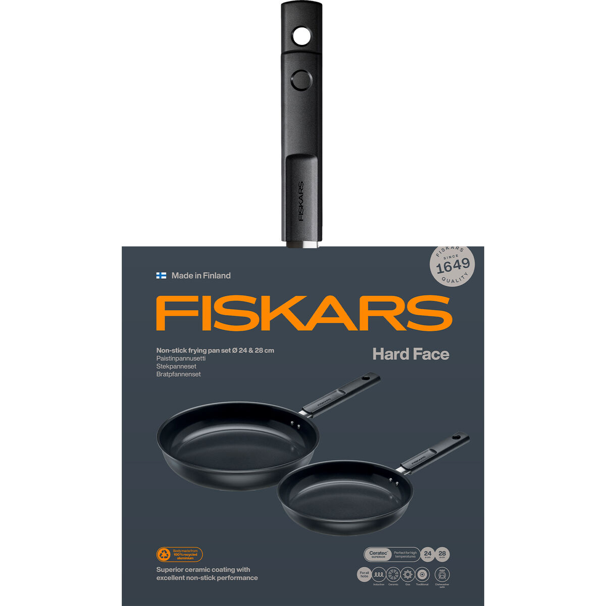 Hard Face stekpanneset 24 + 28 cm