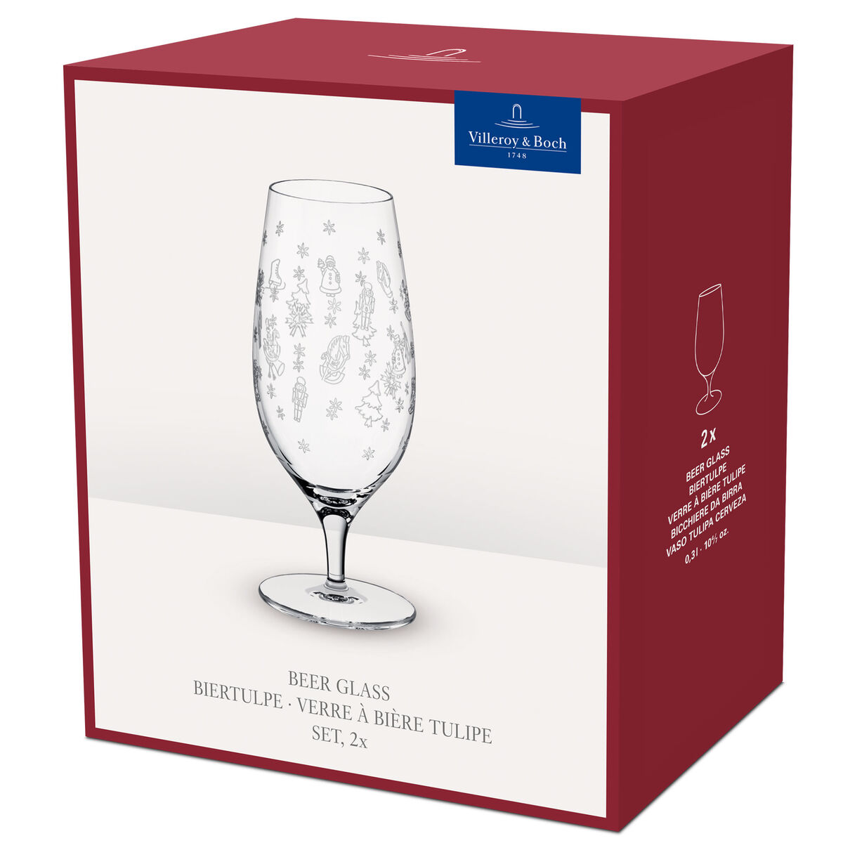 Toy’s Delight ölglas 30 cl, 2-pack