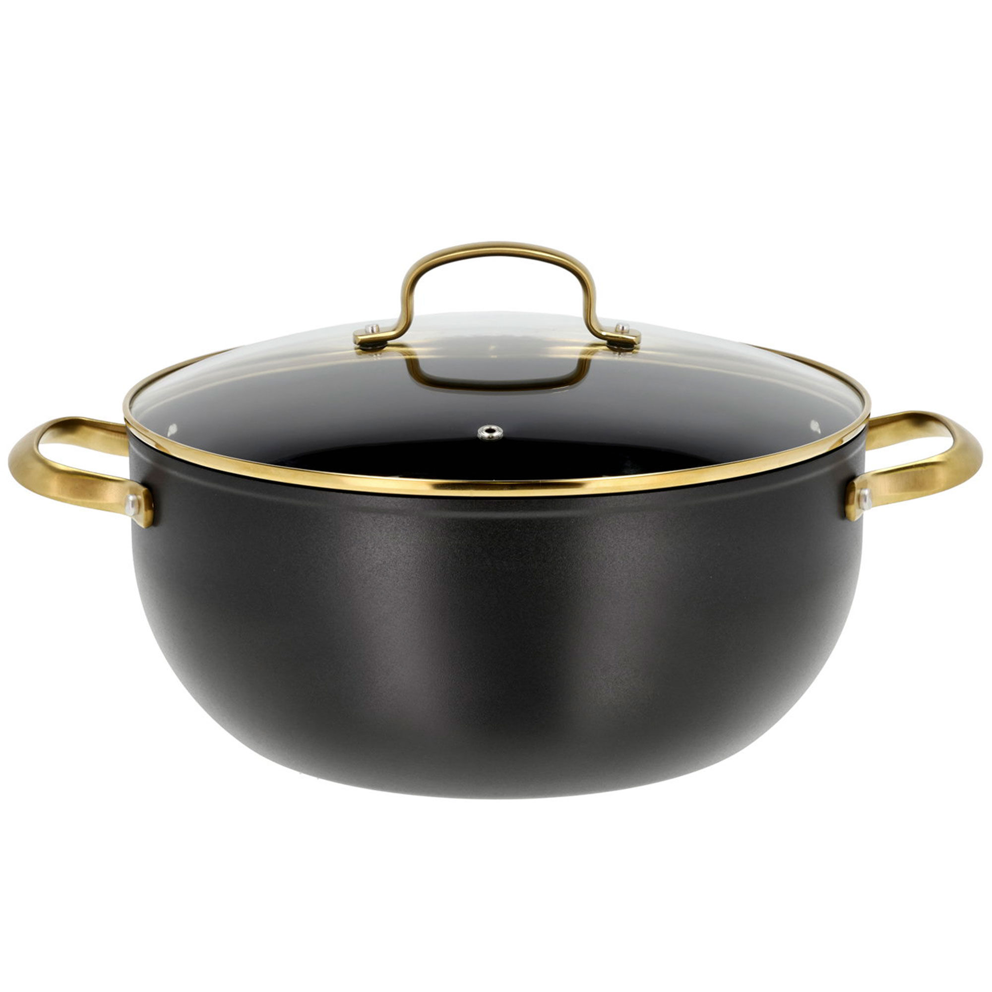 Holm Brasserie stegegryde 8 liter, sort