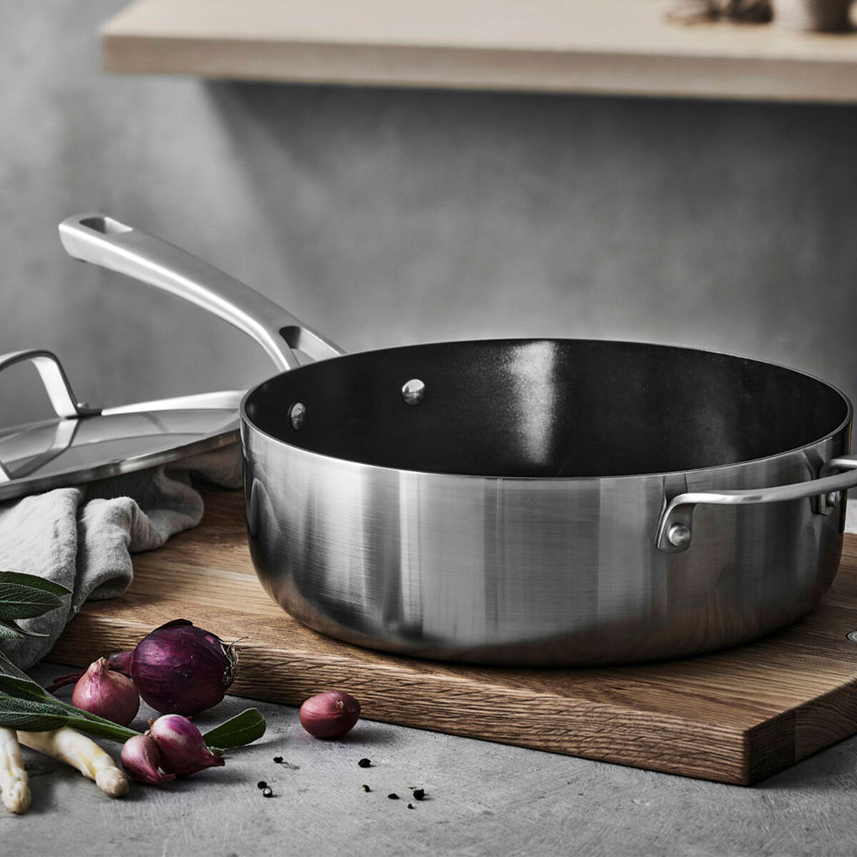 Gourmet Divette traktörpanna 26 cm, rostfritt stål