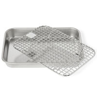 Gastrobleck med galler, 18 x 14 cm