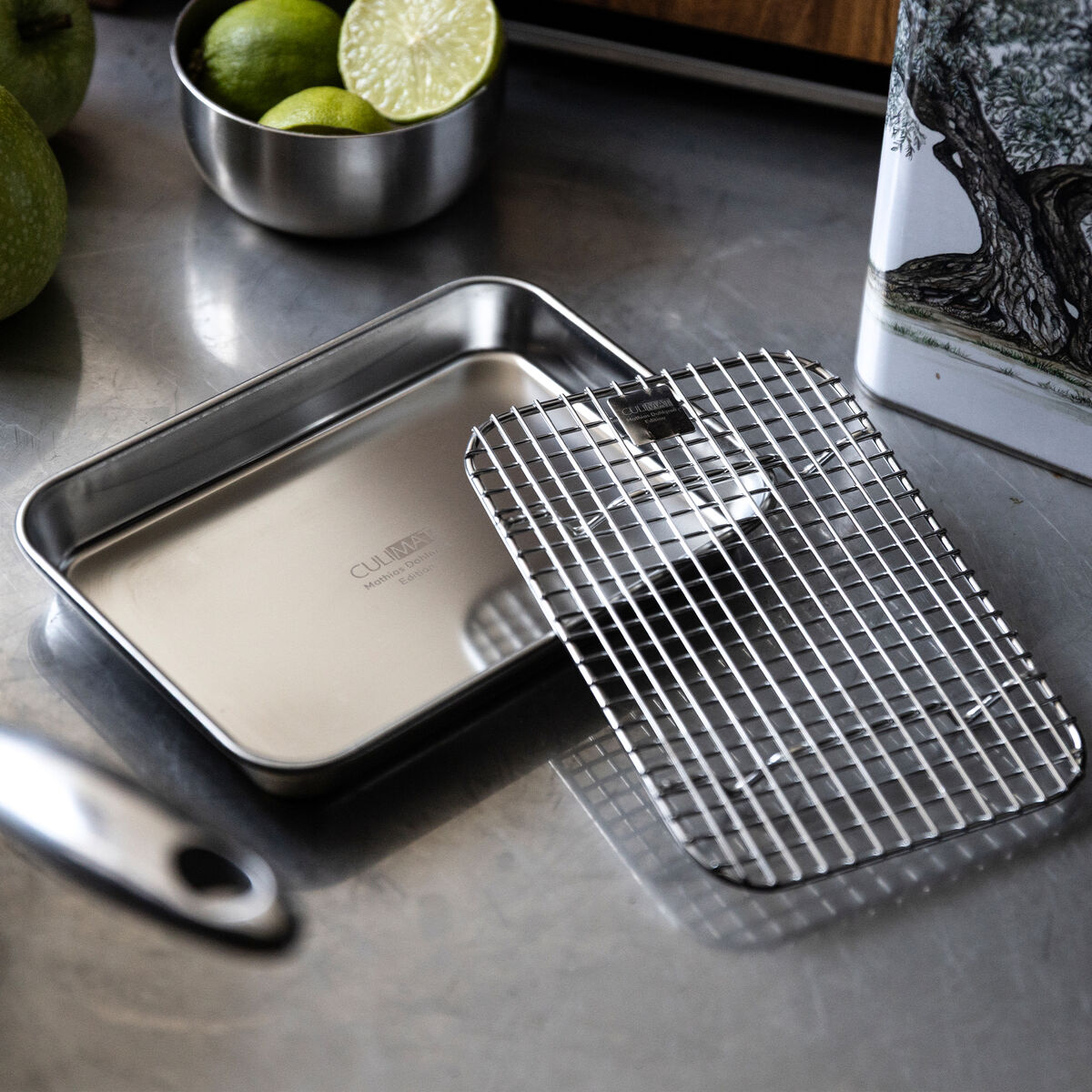 Gastrobleck med galler, 18 x 14 cm