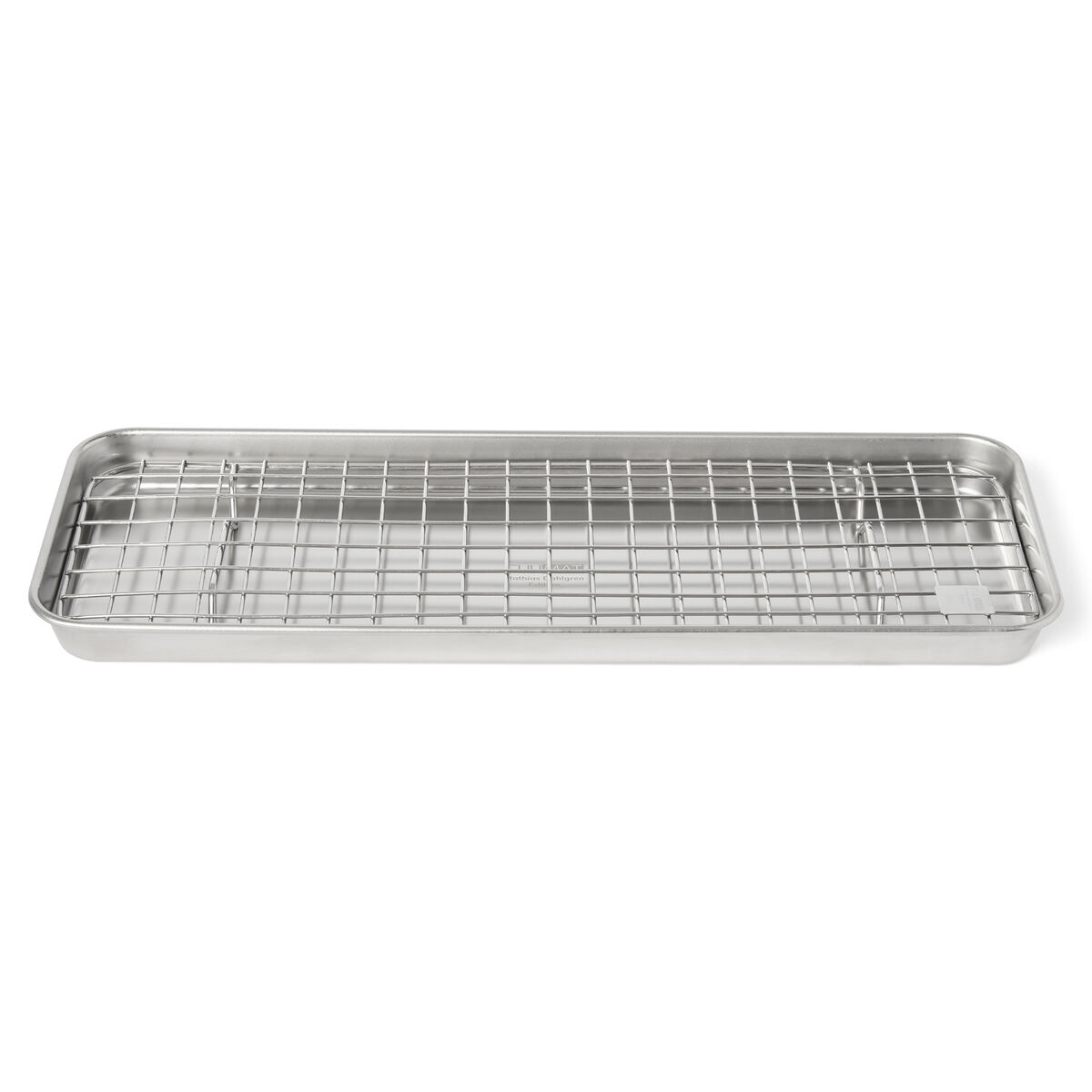 Gastrobleck med galler, 38 x 14 cm