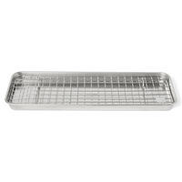 Gastrobleck med galler, 38 x 14 cm