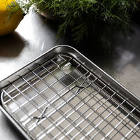 Gastrobleck med galler, 38 x 14 cm