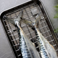 Gastrobleck med galler, 38 x 14 cm