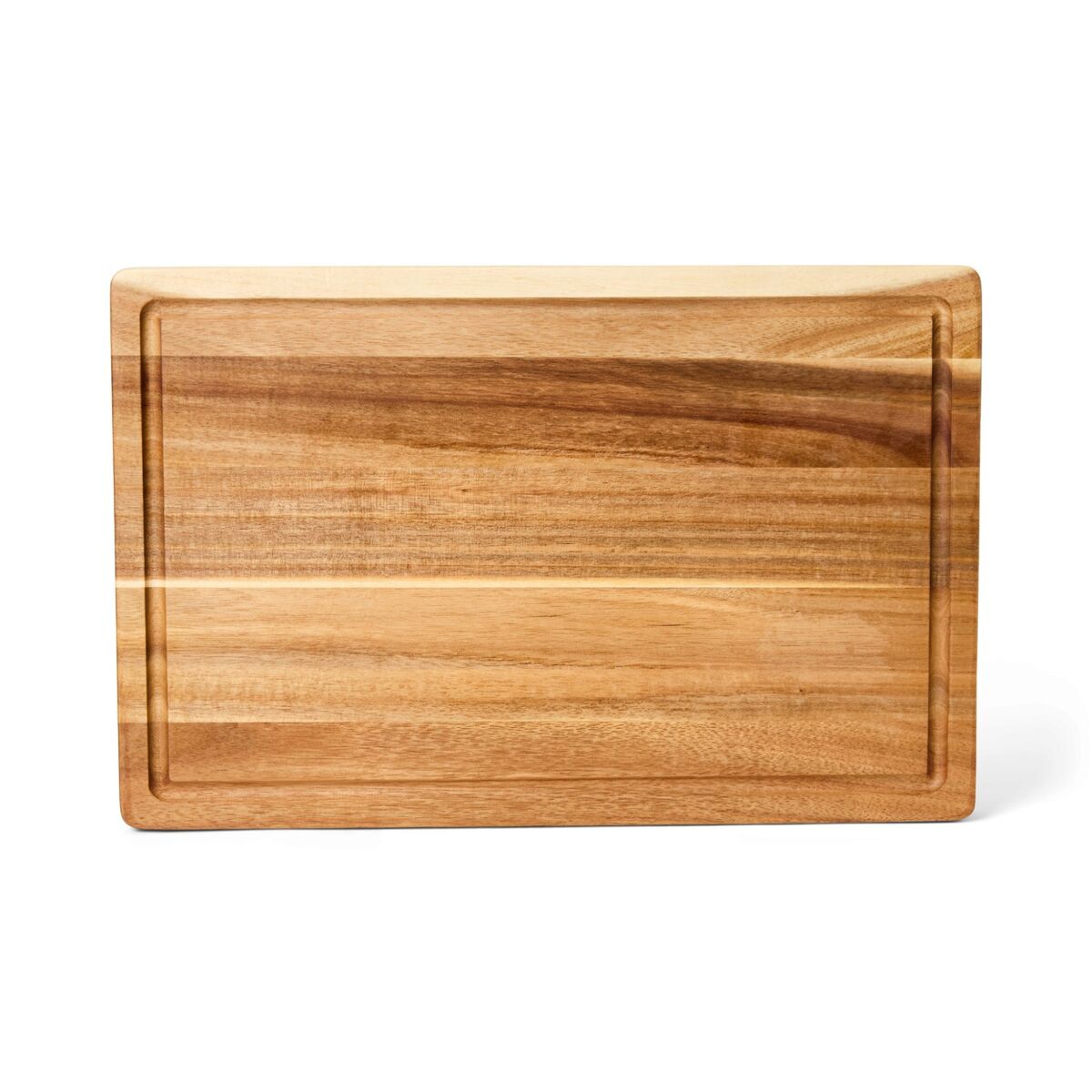 Skärbräda 43 × 28 cm, oljad akaciaträ