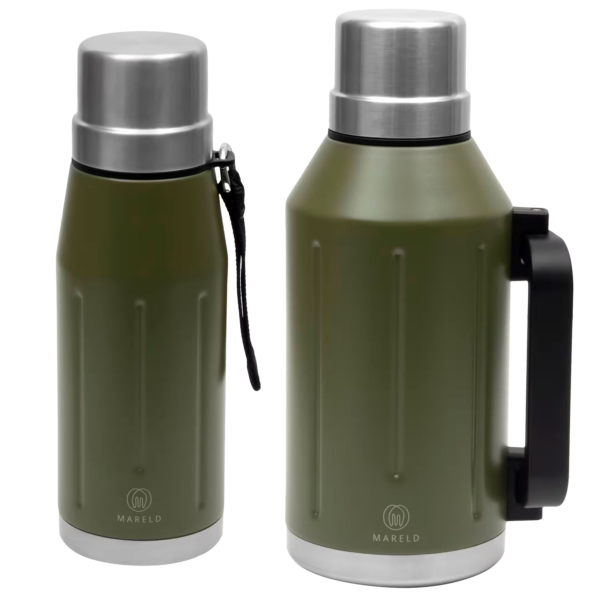 Mareld Termossæt 2 dele 1,2 liter + 0,65 liter, grøn