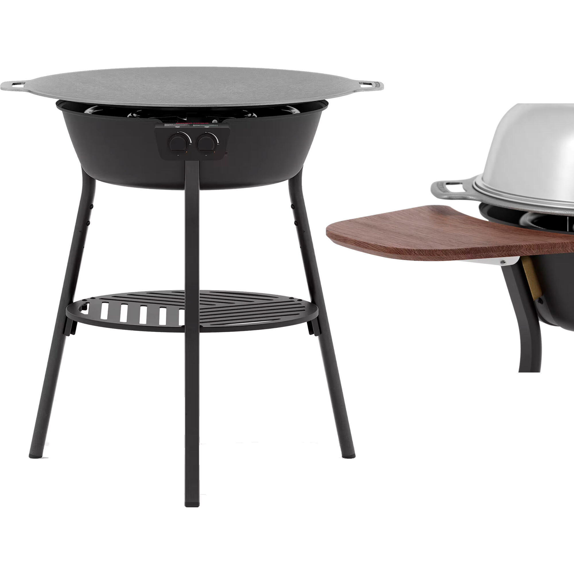 Muurikka Stegepladesæt Gas LL 78 cm med klapbart sidebord