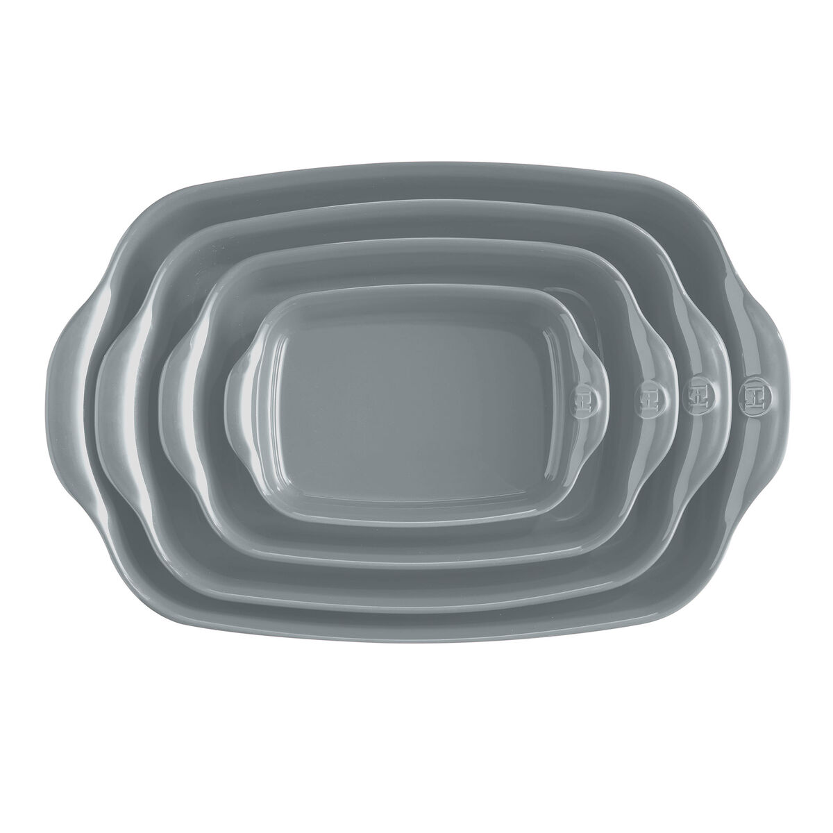 Emile Henry Ugnsform Rektangulär 0,7 liter, perle