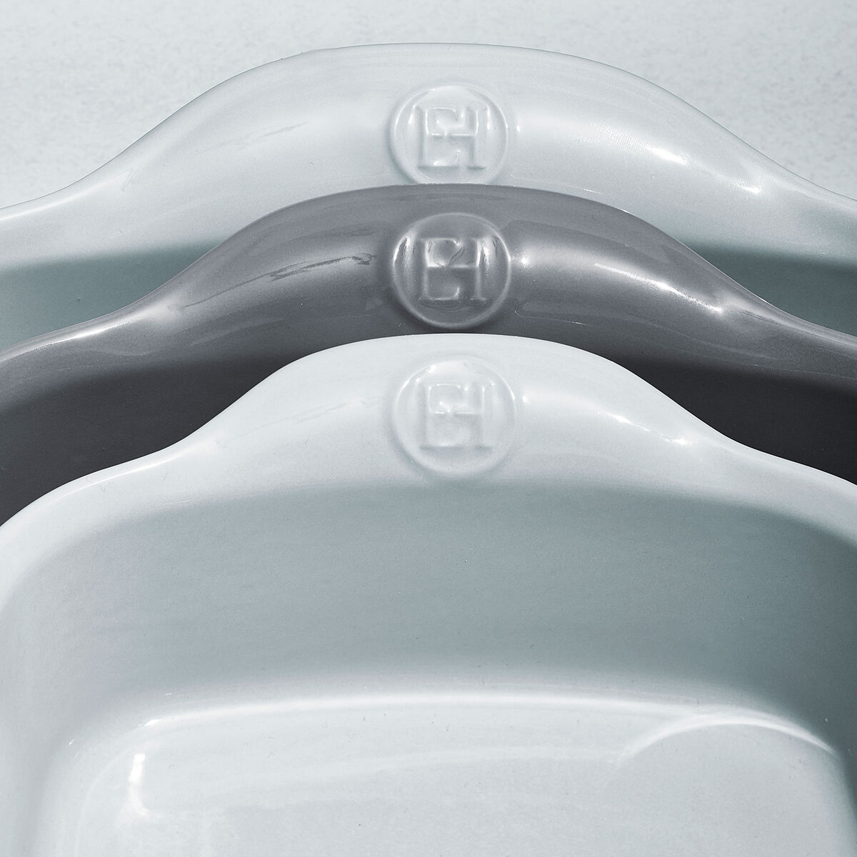 Emile Henry Ugnsform Rektangulär 4 liter, perle