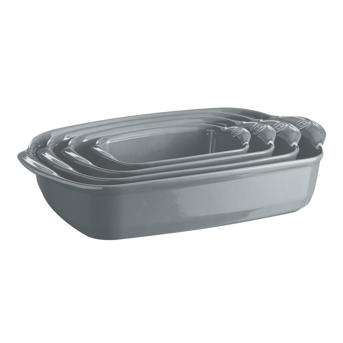 Emile Henry Ugnsform Rektangulär 4 liter, perle