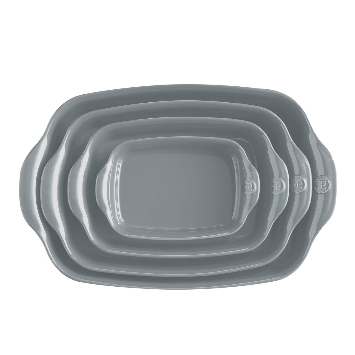 Emile Henry Ugnsform Rektangulär 4 liter, perle