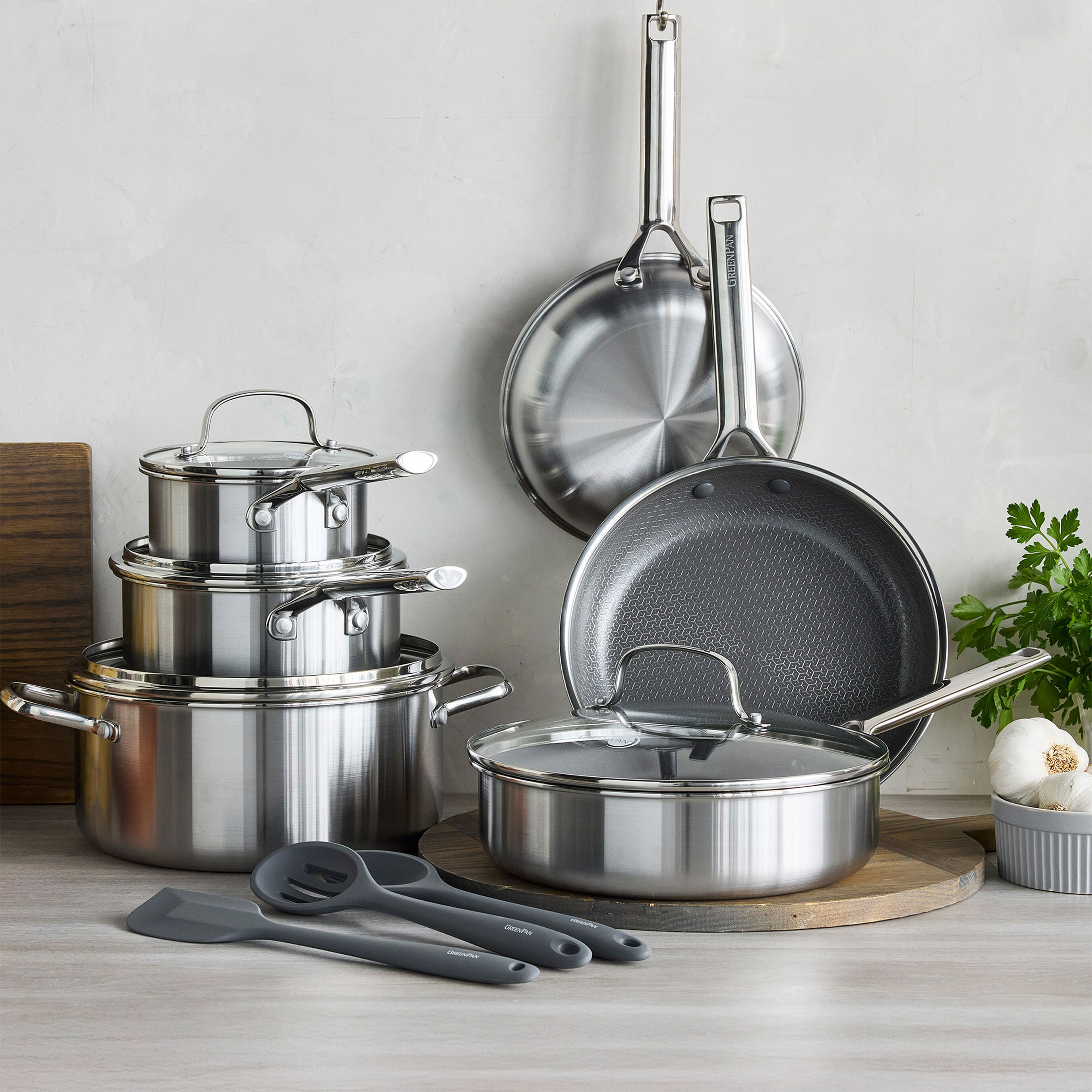 GreenPan Apex Collection Stekpanna med lock 24 cm