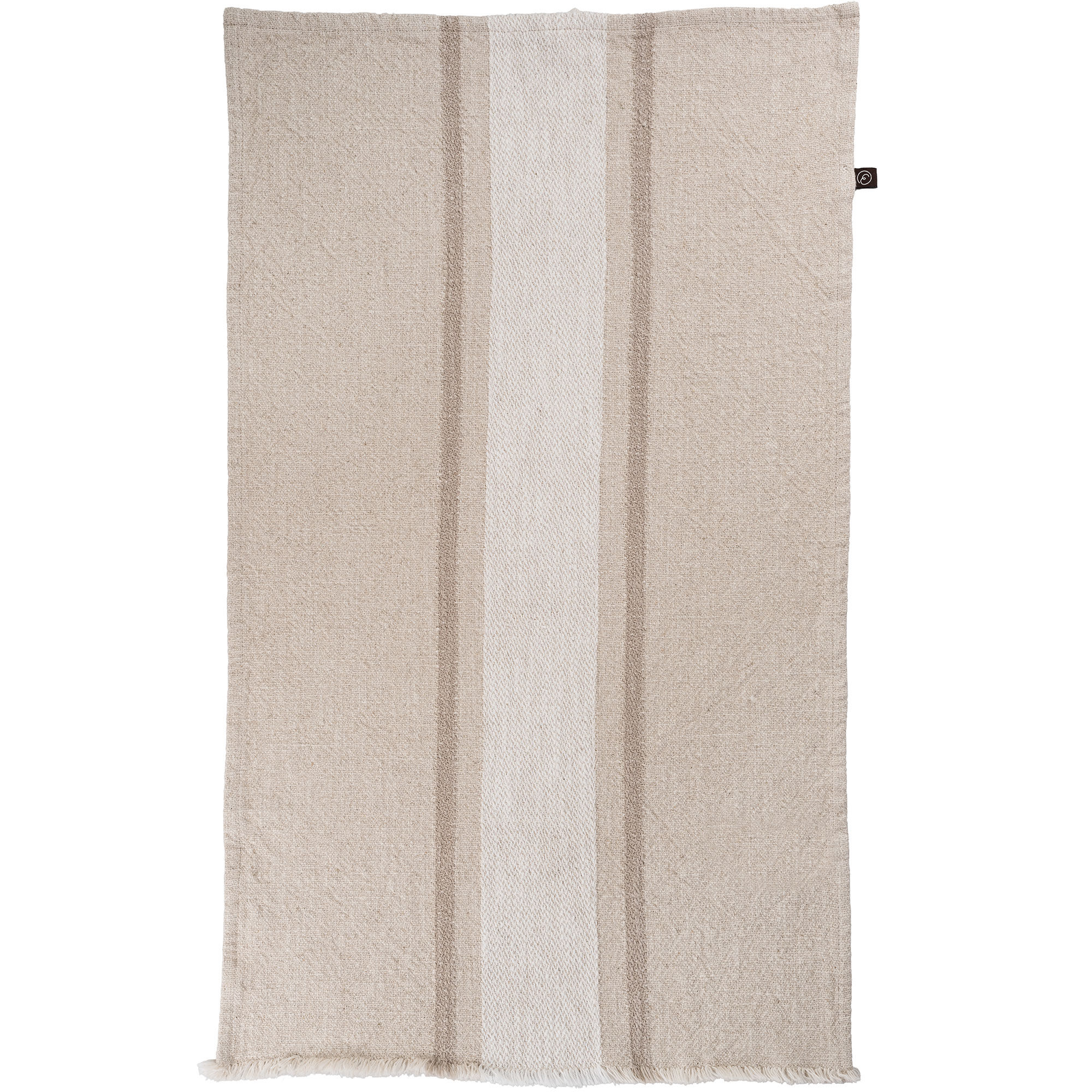 Ernst Viskestykke 45 x 70 cm, natur/hvid/beige