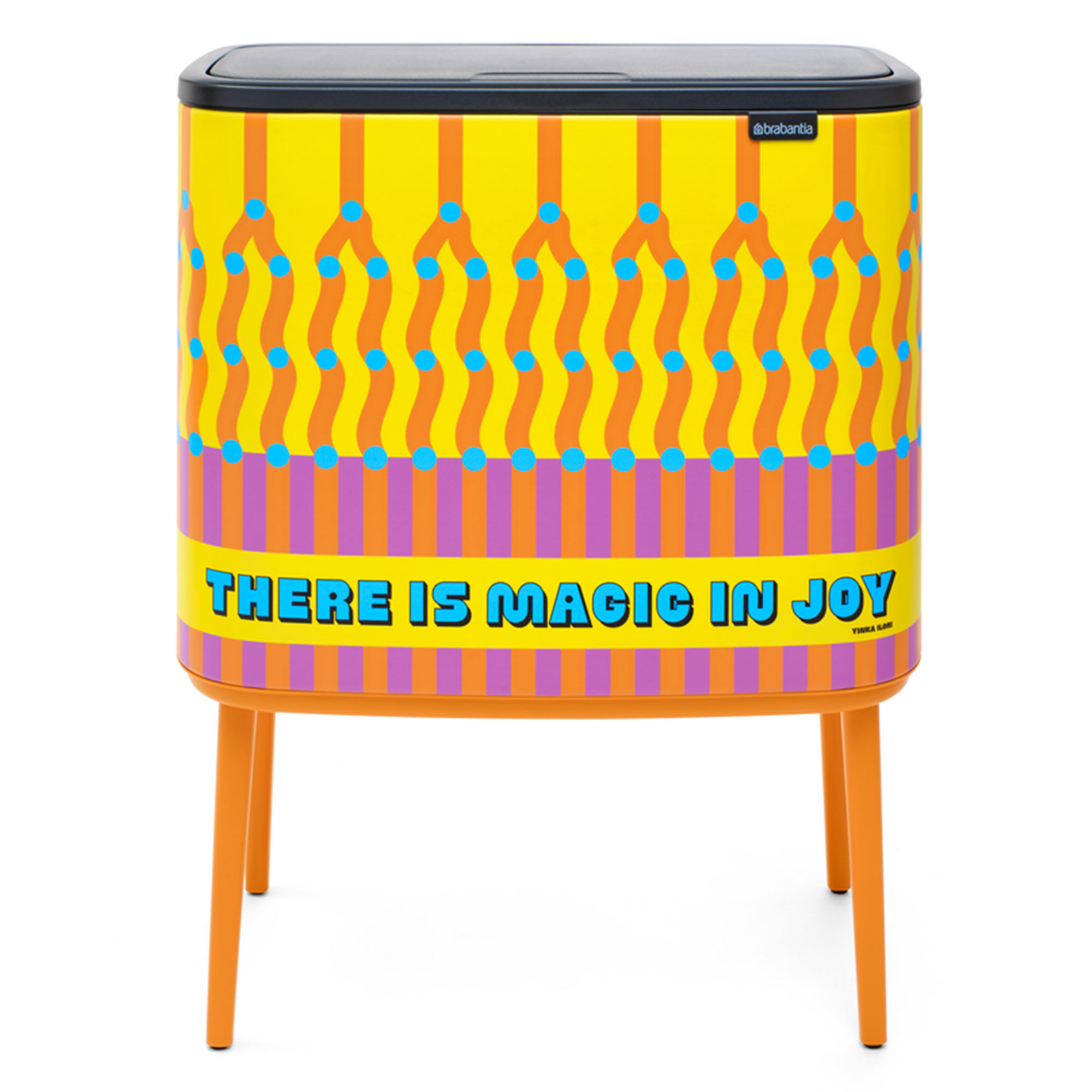 Brabantia Bo Touch Bin 11 + 23 liter – Yinka Ilori