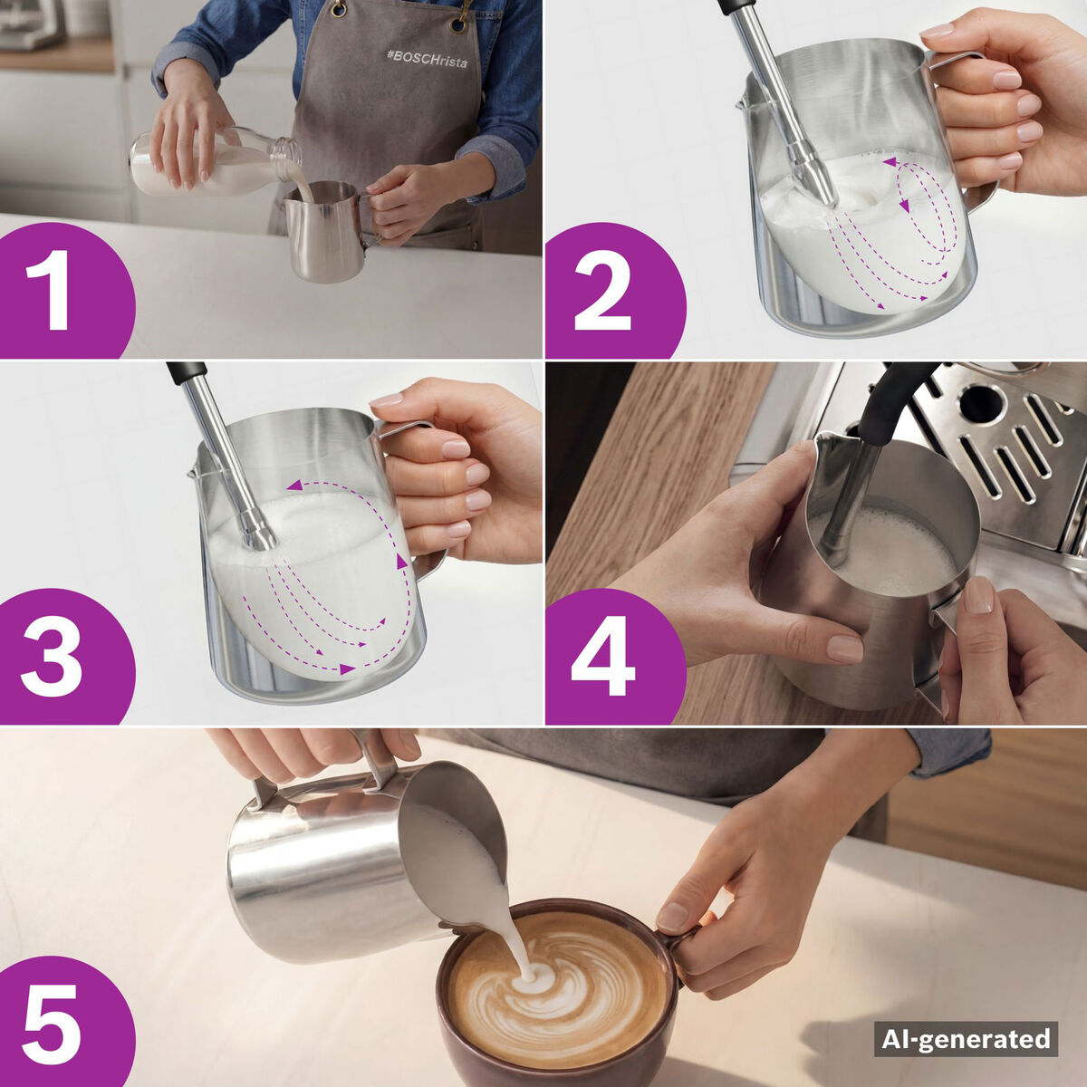 Serie 4 HomeCafé semi-automatisk espressomaskin