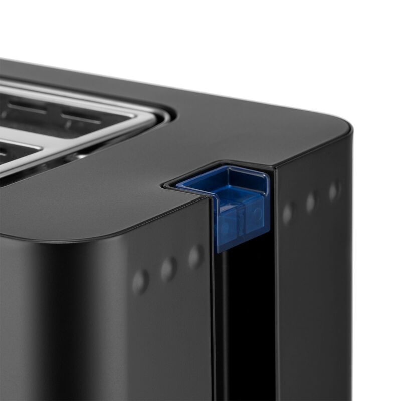 Brödrost 2 skivor, svart