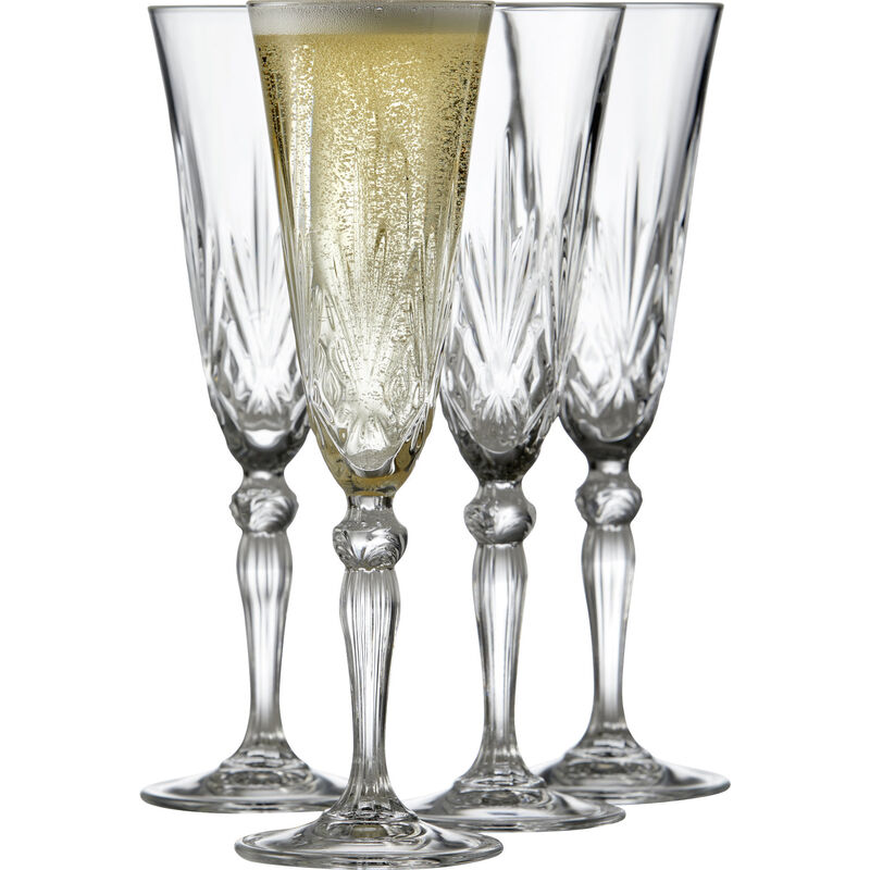 Glas Champagne Melodia 16 cl 4 st
