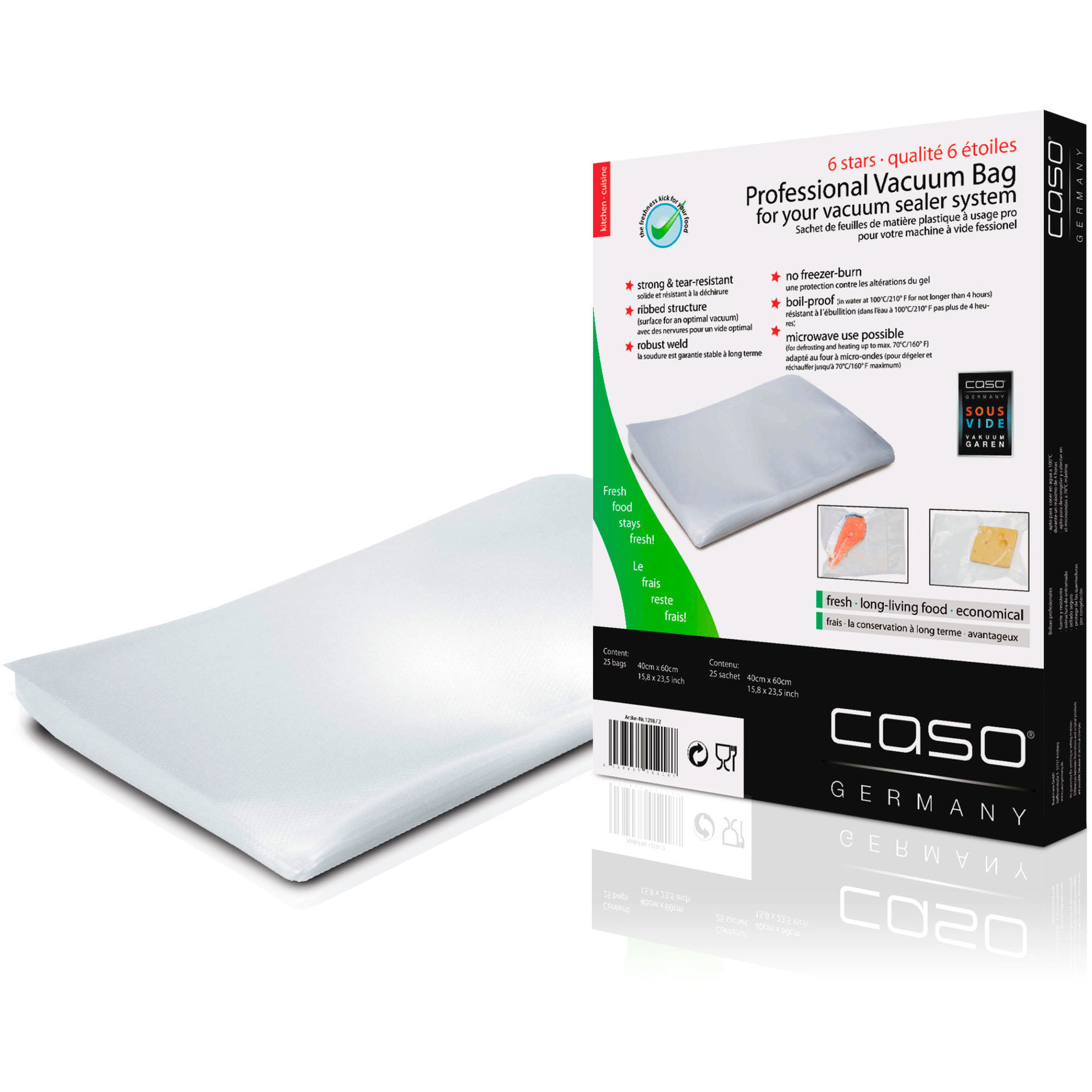 25 stk. 40 x 60 cm. Vakuumpåsar