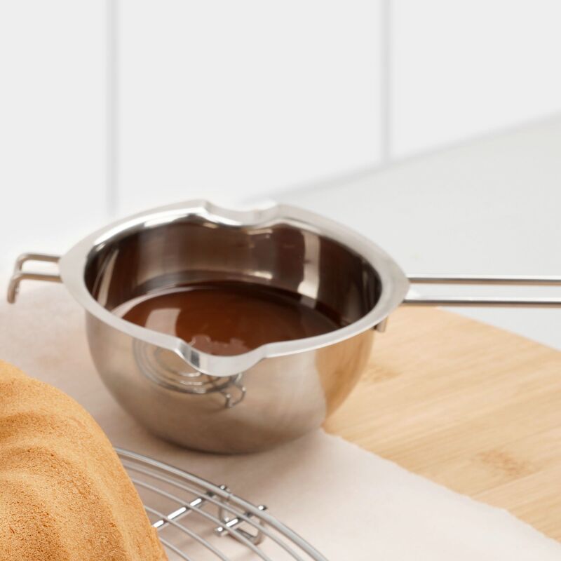 Sulatuskattila 26,5x14,5 cm, ruostumaton teräs