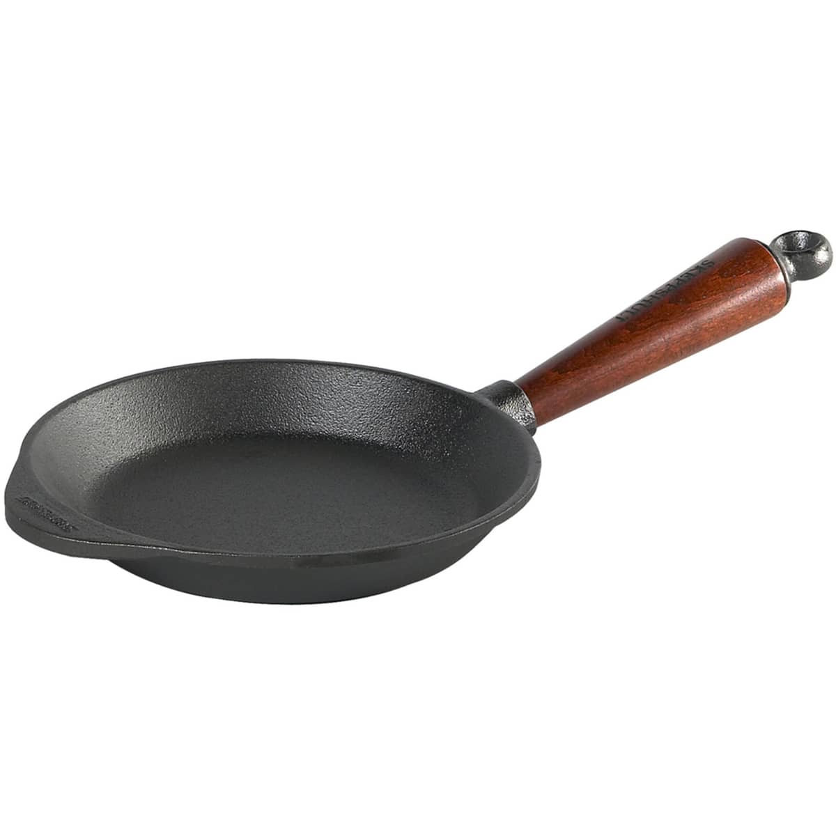 Stekpanna Gjutjärn 18 cm Trähandtag