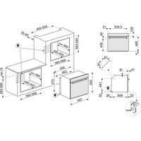 Classic Inbyggnadsugn med induktionshäll 60 cm, rostfritt stål