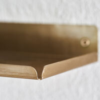 House Doctor Ledge Vægghylde 80 cm, messing