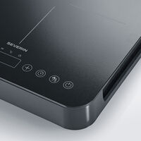 DK 1027 induktionsplatta 2 zoner, svart