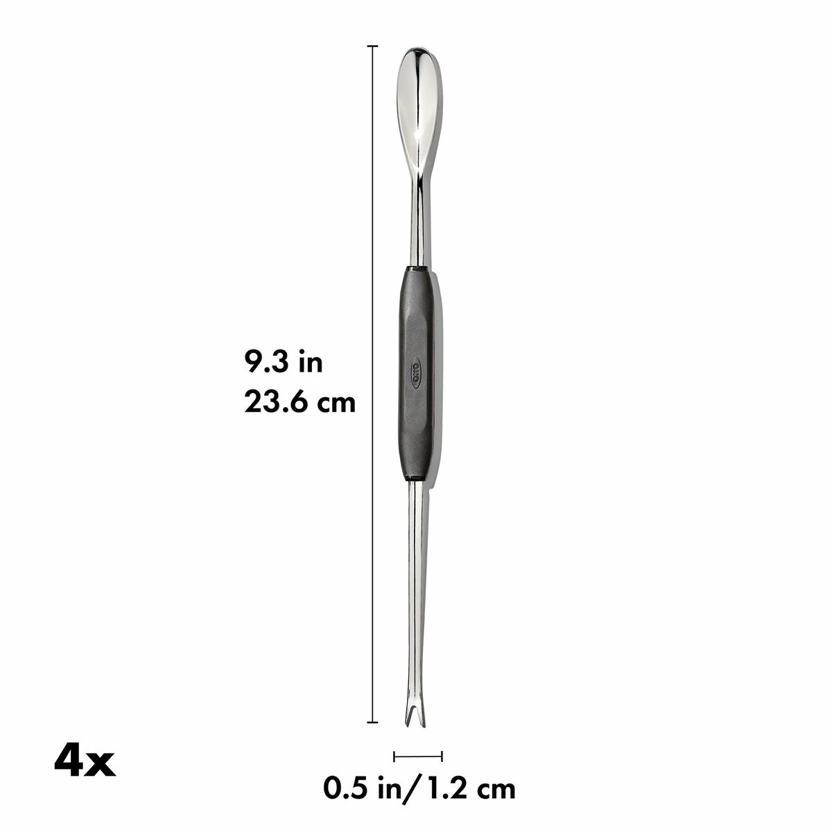 Äyriäishaarukat 4 kpl, musta
