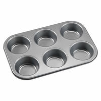 Karabo muffinssivuoka 6 kpl:eelle, hiiliteräs